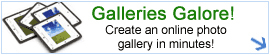Create an online photo gallery in minutes!