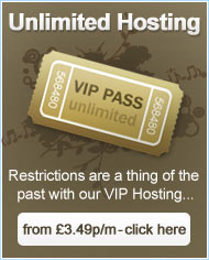 Unlimited Hosting from only �3.49 per month