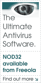 NOD32 Antivirus available from Freeola